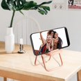 thumbnail image 3 of Creative Mini Folding Chair Phone Holder Candy Color Foldable Phone Holder, Multi-Angle Chair Shape Desk Phone Holder, Compatible with All Phones (4 Pack), 3 of 5