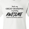 thumbnail image 4 of Inktastic Yeah My Great Grandma Is Pretty Awesome Youth T-Shirt, 4 of 5