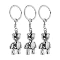 thumbnail image 6 of Taxenne 3-Piece Bear Keychain Set for Men, Funny Animal Key with Removable Limbs, Handmade Metal Car Key Chains, 6 of 6
