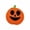 B, variant on Halloween Pumpkin Cotton Coasters, Pumpkin Shape Drink Coasters Absorbent Cup Mat for Home Office Party Decor