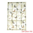 thumbnail image 1 of Cortinas de cocina con estampado de gasa, cortinas romanas para ventanas, sala de estar, dormitorio, paneles de cenefa, tratamiento de ventanas AweSitey JJ23233-03, 1 of 6