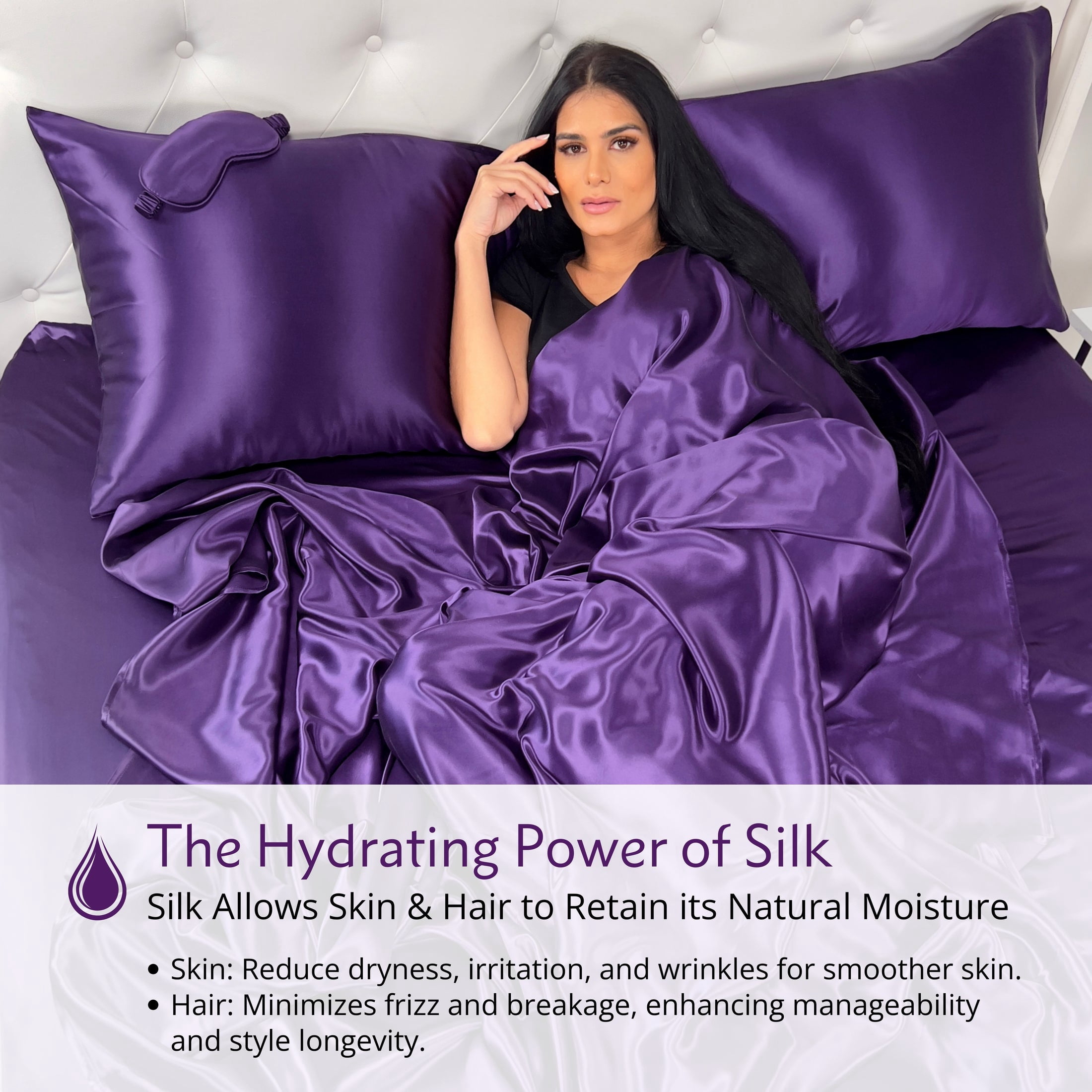 22 Momme Silk Pillowcase - Plum