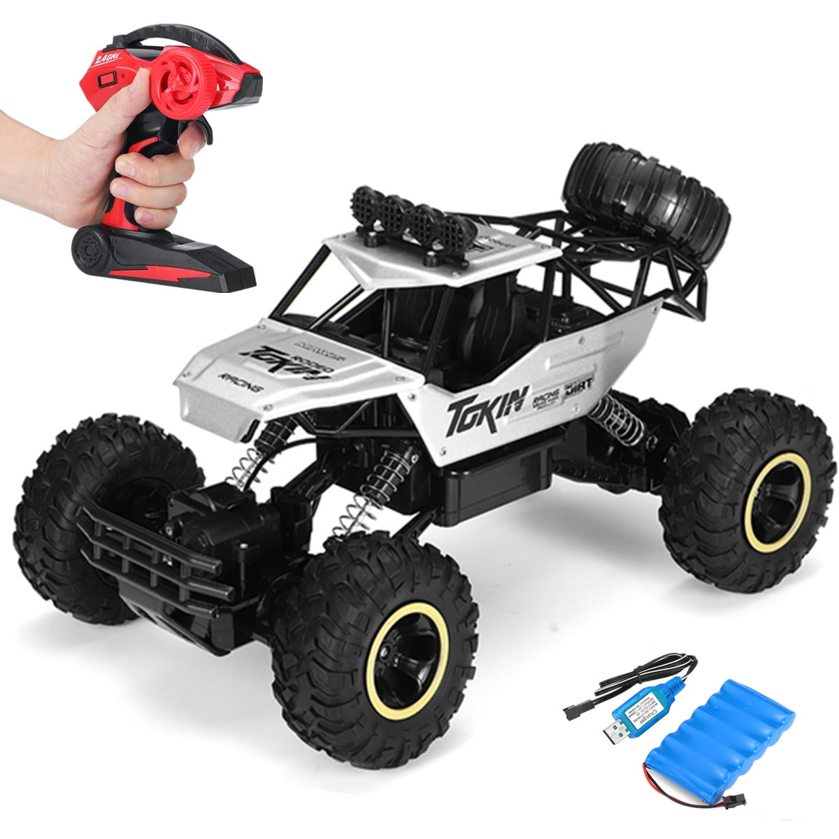GILOBABY RC Trucks All Terrain 30 MPH High Speed 4WD 2.4Ghz Remote Control Off Road Car Vehicle for Adults and Kids 