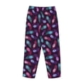 thumbnail image 5 of Daiia Peacock Feathers3 Women's Sleep Pant with Pockets and Drawstring,Pajama Pants-X-Large, 5 of 9