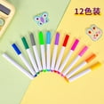 thumbnail image 2 of Water Soluble Brush Chalk Set 12 Colors 70 mL Per Bottle With Reusable Brushes, 2 of 9