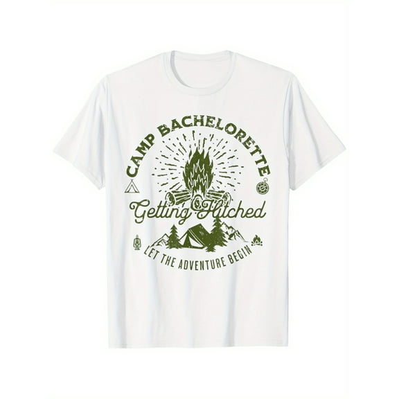 Camp Bachelorette Getting Lit Bride Party Favor Decor Gifts T-Shirt