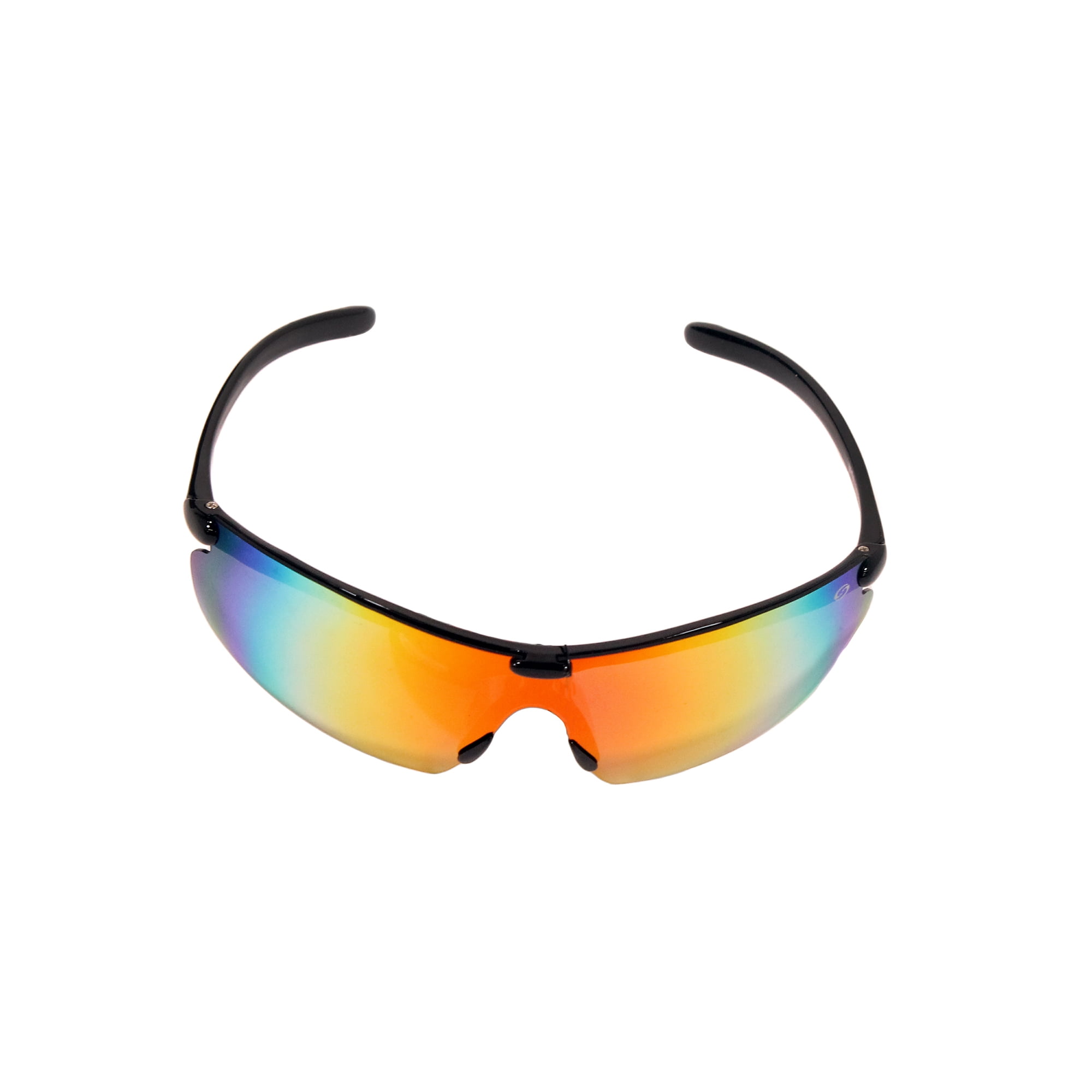 Strike King Lures SK PLus Waffle Sunglasses Matte Black Frame, Multi Layer Red Mirror Gray Base Lens by Strike King Lures