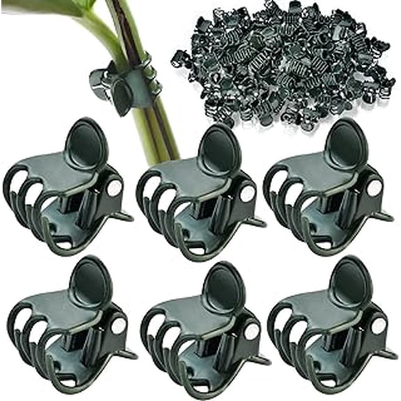200 Pcs Plant Clips Orchid Clips Plants Orchid Support Clips Flower Vine Clips for Supporting Stems Vines Stalks Climbing Plant Grow Upright
