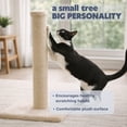 thumbnail image 2 of TRIXIE Parla 24.4 Inch Jute Cat Scratching Post with Plush Base, Beige, 2 of 4