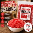 thumbnail image 3 of Michele’s Pantry Cinnamon Bears Candy 2 lb Bulk Bag – Soft Chewy Juju Candy, Sweet & Spicy Cinnamon Flavor, Fresh, No Known Allergens, 3 of 8