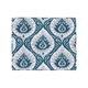 thumbnail image 4 of Otomana Storage HomePop Home Decor con estampado de medallones Ikat azules, 4 of 7