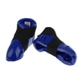 thumbnail image 4 of Par de protectores de pie de espuma ligera Kusrkot Karate Taekwondo MMA Protect Azul, 4 of 8