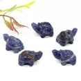 thumbnail image 4 of K-KED Natural Gemstone Blue Sodalite Quartz Longevity Crystal Carved Turtle Healing, 4 of 6