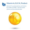 thumbnail image 4 of Allergy Research Group Full Spectrum Vitamin K - Vitamin K1 and K2 Supplement, Vitamin K Complex, MK-4, MK-7, Vitamin D3, Vitamin A - 90 Count, 4 of 6