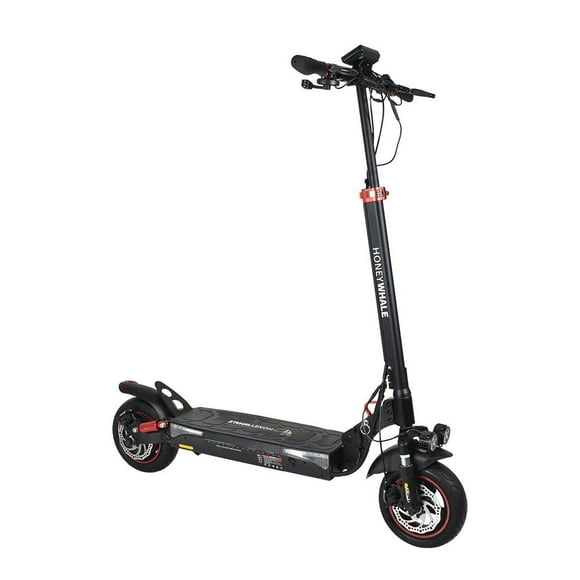 Scooter eléctrico Honey Whale T4B Negro Velocidad Máxima 55KM/H Resistente a Usos Rudos