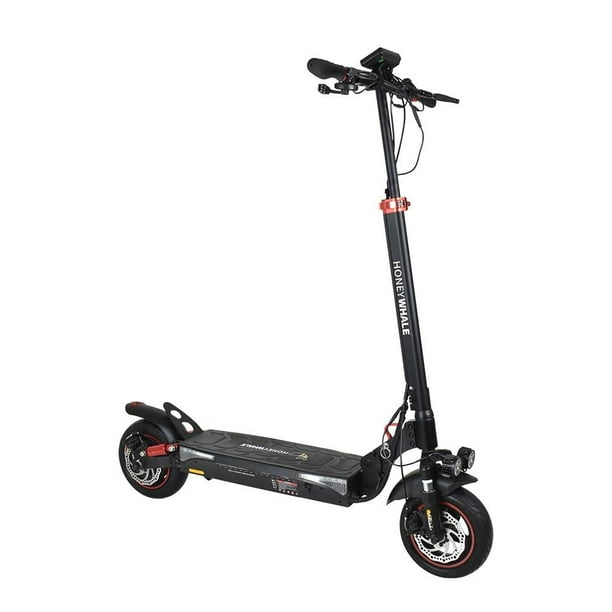 Scooter eléctrico Honey Whale T4B Negro Velocidad Máxima 55KM/H Resistente a Usos Rudos