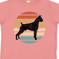 thumbnail image 4 of Inktastic Boxer Dog Vintage Silhouette Boys or Girls Toddler T-Shirt, 4 of 5