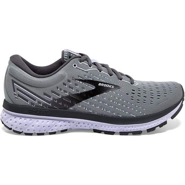 Brooks - Brooks Ghost 13 Grey/Blackened Pearl/Purple 9.5 B (M ...