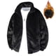 thumbnail image 1 of Ceisia Men's fashion casual solid color stand collar zipper jacket Gift pocket long sleeve outerwear, 1 of 9