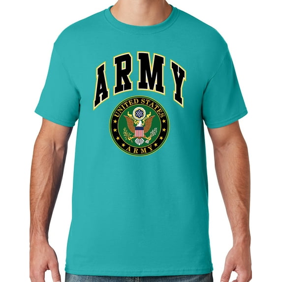 Mens US Army Seal T-shirt, 5XL Jade