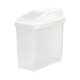 thumbnail image 1 of Contenedor de cereales con ruedas para alimentos secos, resistente a la humedad, portátil para cocina El color blanco, 1 of 8