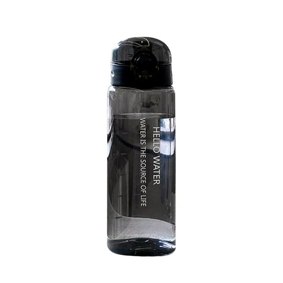Clearance Glass&Bottle under $5,Gym Travel Frosted Plastic Clear Sports Water Bottle Drinking Cup Leakproof Drinking Bottle WHITE