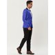 thumbnail image 4 of Chaqueta de traje de lentejuelas brillantes de Halloween para hombre, chaqueta de un botón brillante para fiesta de boda Azul S Unique Bargains Chaqueta, 4 of 6