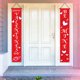 thumbnail image 1 of CaiYueKe Valentine's Day Decorations Romantic Door Couplets Party Supplies Home Decor Festive Ornaments Celebration Decorations for Couples Lovers, 1 of 6