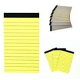 BQBQERT 6Pcs Small Notepads 3x5Inch Pocket Writing Pad Pocket Notebook ...