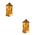 thumbnail image 4 of Advancent Navidad Retro Castillo luces candelabro árbol de Navidad ciervo viejo muñeco de nieve linterna noche luz escritorio DIY adornos Type1 NO1 Advancent CBP103522, 4 of 5