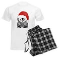 thumbnail image 6 of CafePress - Cute Holiday Penguin Men's Light Pajamas - Men's Light Loose Fit Cotton Pajama Set, 6 of 7