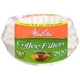 thumbnail image 2 of Melitta 4-6cup White Coffee Filters 200ct: Small Basket Filters, 5 Cup Size, Disposable Paper, Brown Color, 200 Pack, 2 of 5