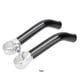 thumbnail image 2 of Toystoory 1 par de reposabrazos de bicicleta, manillar de bicicleta, reposabrazos, manillar de aluminio para accesorios modificados de ciclismo Ciclismo Negro, 2 of 6