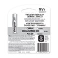 Energizer Recharge 9 Volt Battery (1 Pack), Rechargeable 9V Battery