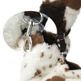 thumbnail image 6 of Soft Plush Small Dog Bag Pet Carrier Cat Bag Puppy Kitten Travel Shoulder Slings Bag (Black White), 6 of 6