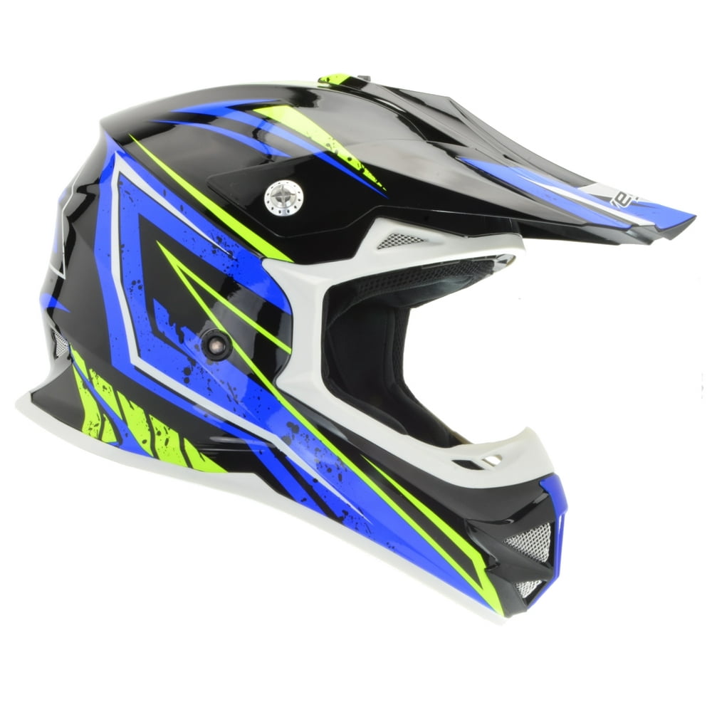 Vega Helmets MIGHTY X2 Kids Youth Dirt Bike Helmet Motocross Full Face Helmet for OffRoad ATV