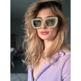 thumbnail image 3 of Gafas de Sol FEISEDY Oversize Cuadradas con Montura Gruesa B4074, 3 of 7