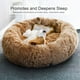thumbnail image 5 of Cama relajante para perros y gatos, cama relajante de piel sintética con forma de rosquilla, 5 of 8