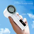 thumbnail image 5 of Air Cooling Fan Travel Fan Small Desk Fan Digital Display Fan Small Pocket Fan Quiet Fan with Large Battery ABS Texture, 5 of 20
