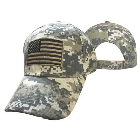 ACU Camo USA US American Flag Patch Military Army Tactical Operator Cap Hat