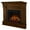 Espresso, variant on Bowery Hill Contemporary Solid Wood Electric Corner Fireplace in White