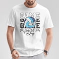 thumbnail image 5 of Volleyball Game Day Girls Volleyball Mom Light Blue White TShirt, 5 of 6