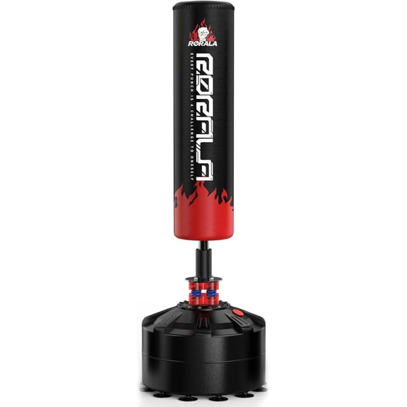 Punching Bag with Stand 70"-203lbs, Freestanding Heavy Boxing Bag for Adult Youth Gift Selection Upgraded