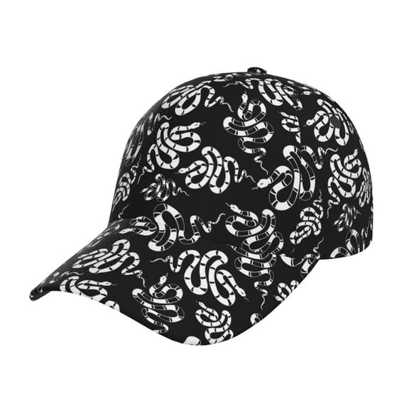 Easygdp Snake Baseball Cap with Adjustable Buckle – Lightweight, Breathable, Sweat-Absorbent Hat for Outdoor Activities, Sports, and Casual Wear