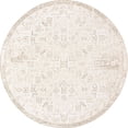 thumbnail image 2 of Rugs.com Outdoor Aztec Collection Rug – 10 Ft Round Light Gray Flatweave Rug Perfect For Kitchens, Dining Rooms, 2 of 6