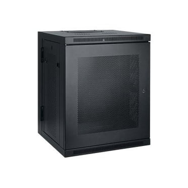 Tripp Lite 15U Wall-Mount Rack Enclosure Cabinet, Hinged Back, Switch-Depth (SRW15US)