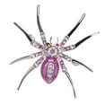 thumbnail image 4 of Broche de araña Zulema Clip de cristal rosa, 4 of 8