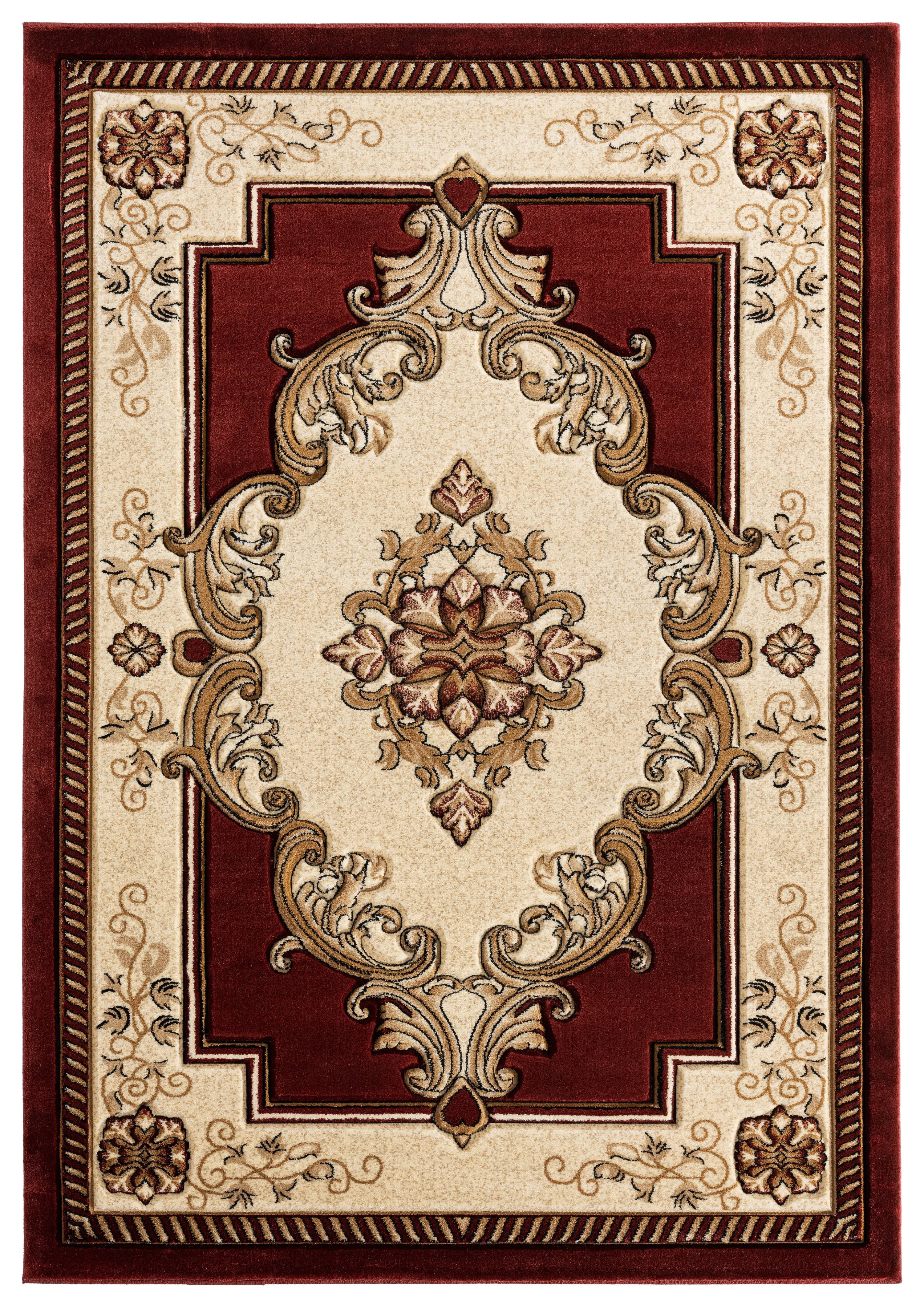 United Weavers Drachma Patras Traditional Medallion Area Rug, Burgundy, 7'10" x 10'6"