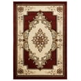 thumbnail image 4 of United Weavers Drachma Patras Traditional Medallion Area Rug, Burgundy, 7'10" x 10'6", 4 of 5