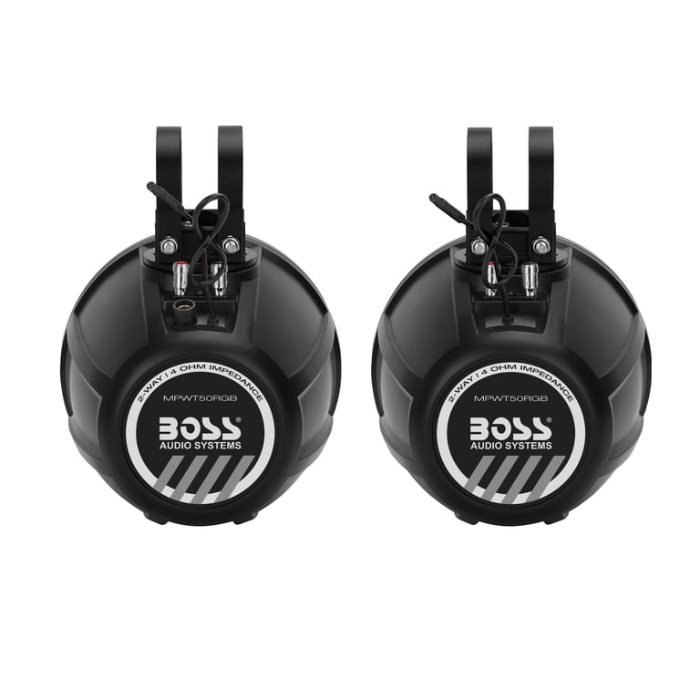 BOSS Audio Systems MPWT50RGB Wake Tower Speakers, 500W, 1 Pair